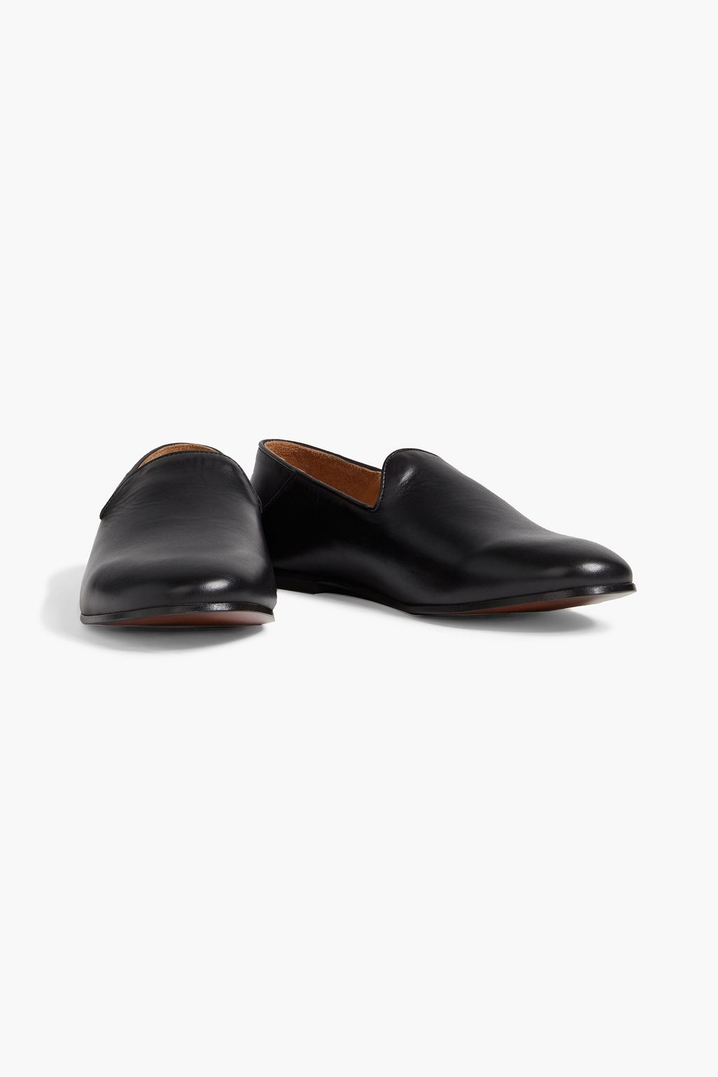 OFFICINE GÉNÉRALE Leather collapsible-heel loafers