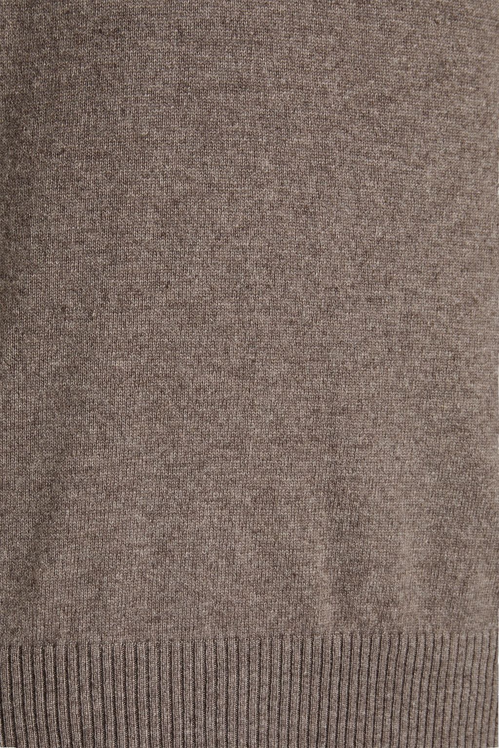 N.PEAL Mélange cashmere turtleneck sweater
