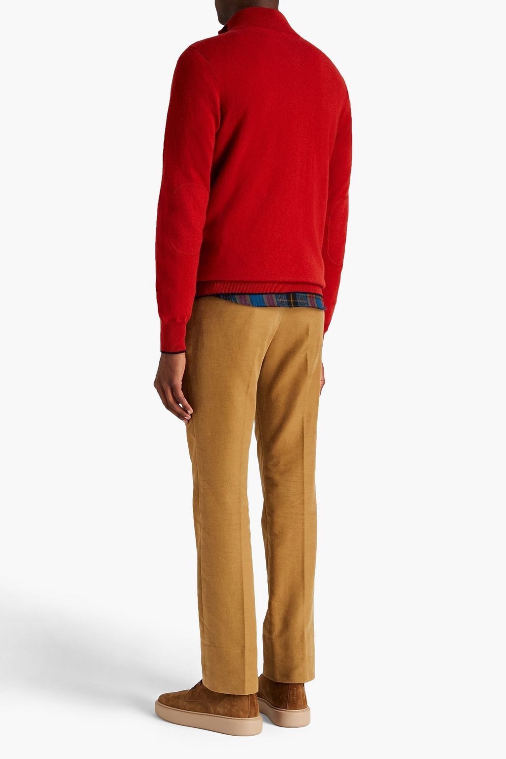 N.PEAL The Carnaby cashmere half-zip sweater