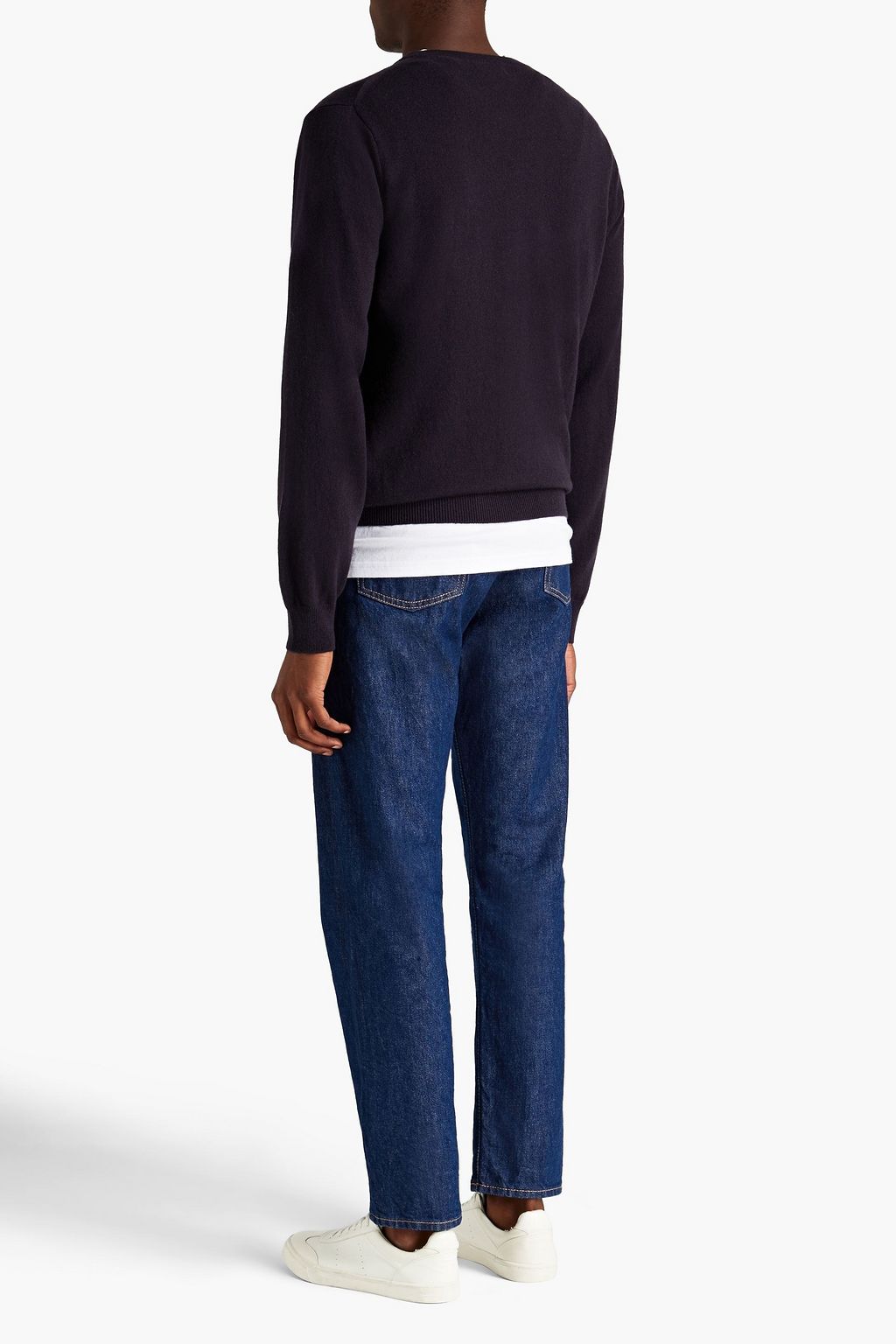 N.PEAL Oxford cashmere sweater