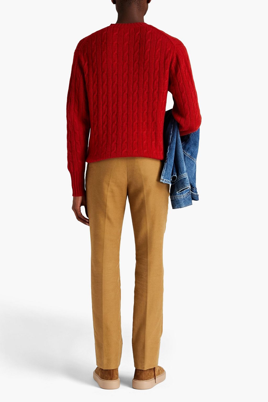 N.PEAL The Thames cable-knit cashmere sweater