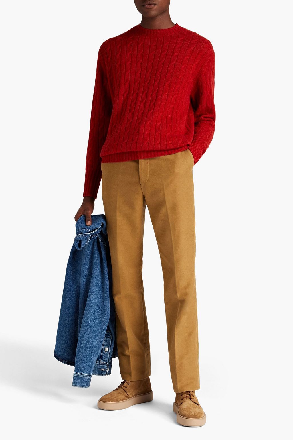 N.PEAL The Thames cable-knit cashmere sweater