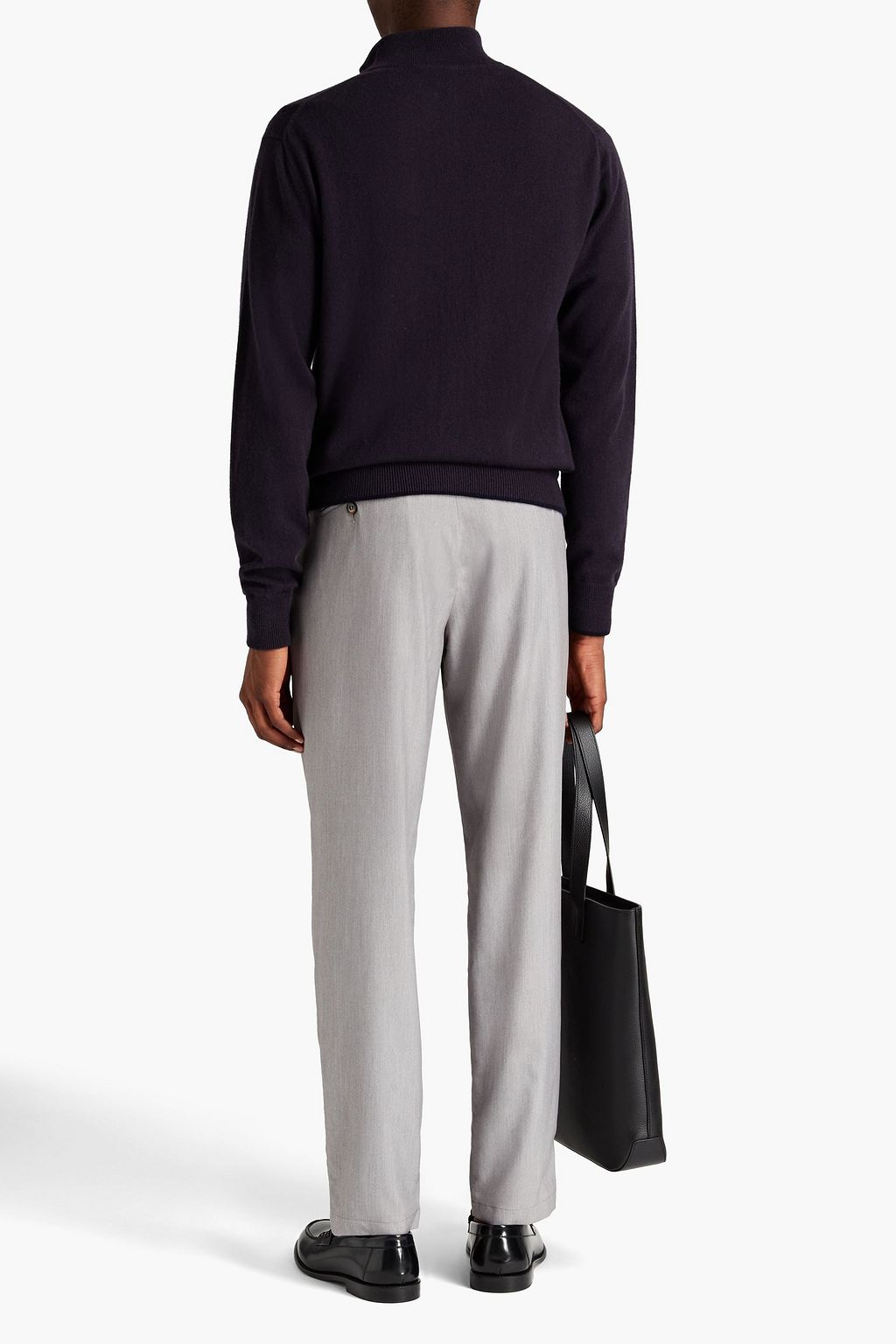 N.PEAL The Knightsbridge cashmere zip-up sweater