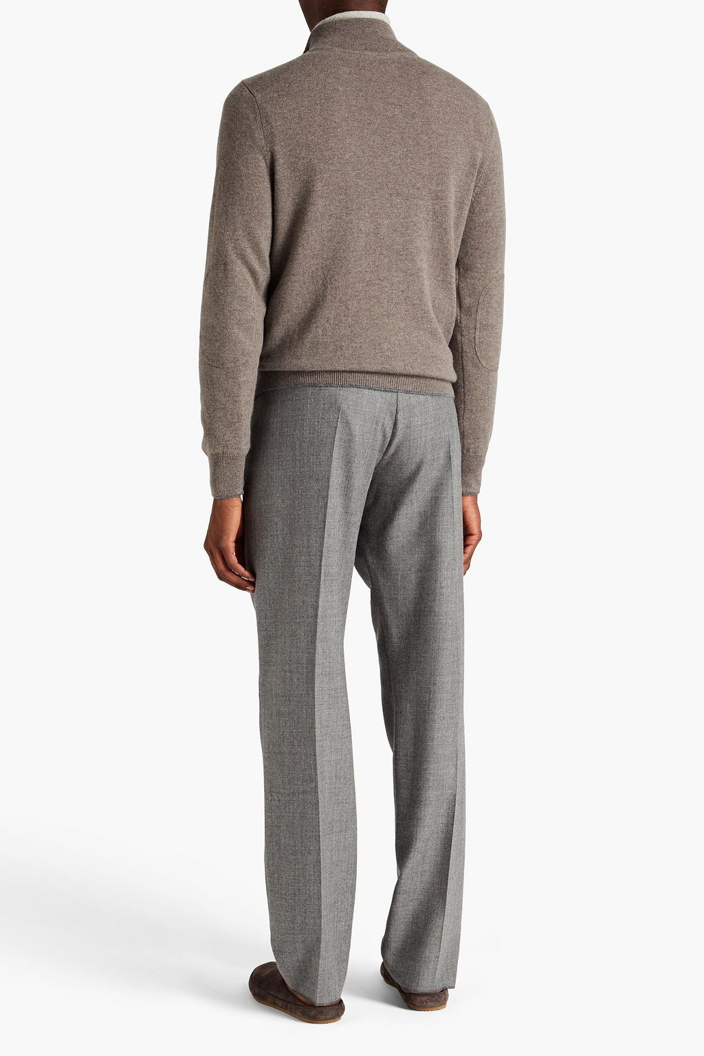 N.PEAL The Carnaby cashmere half-zip sweater