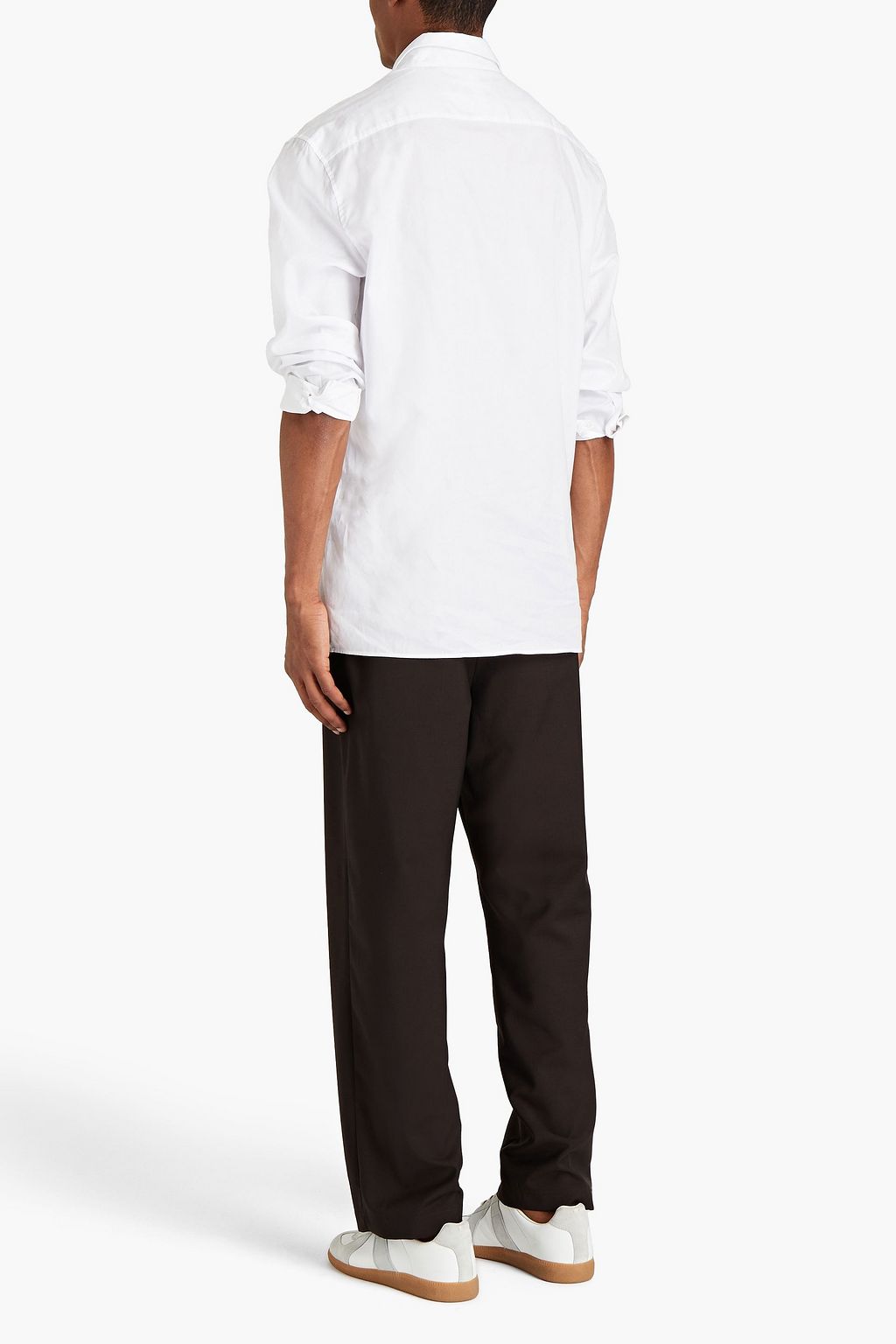 MAISON MARGIELA Logo-appliquéd cotton shirt