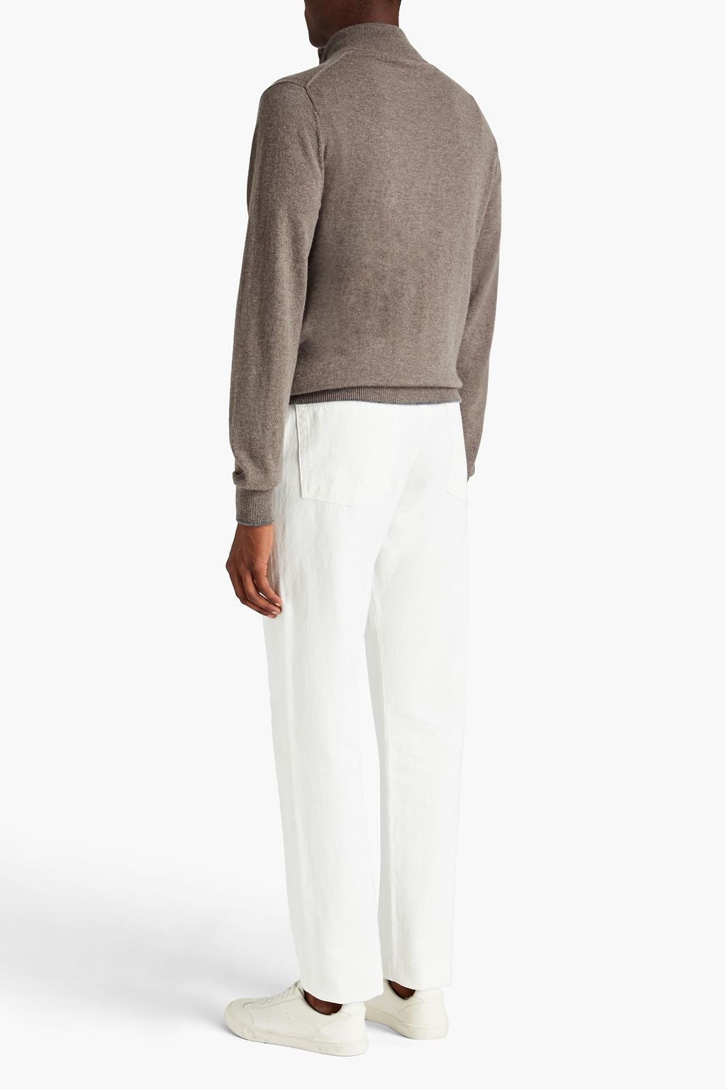 N.PEAL The Knightsbridge cashmere zip-up sweater
