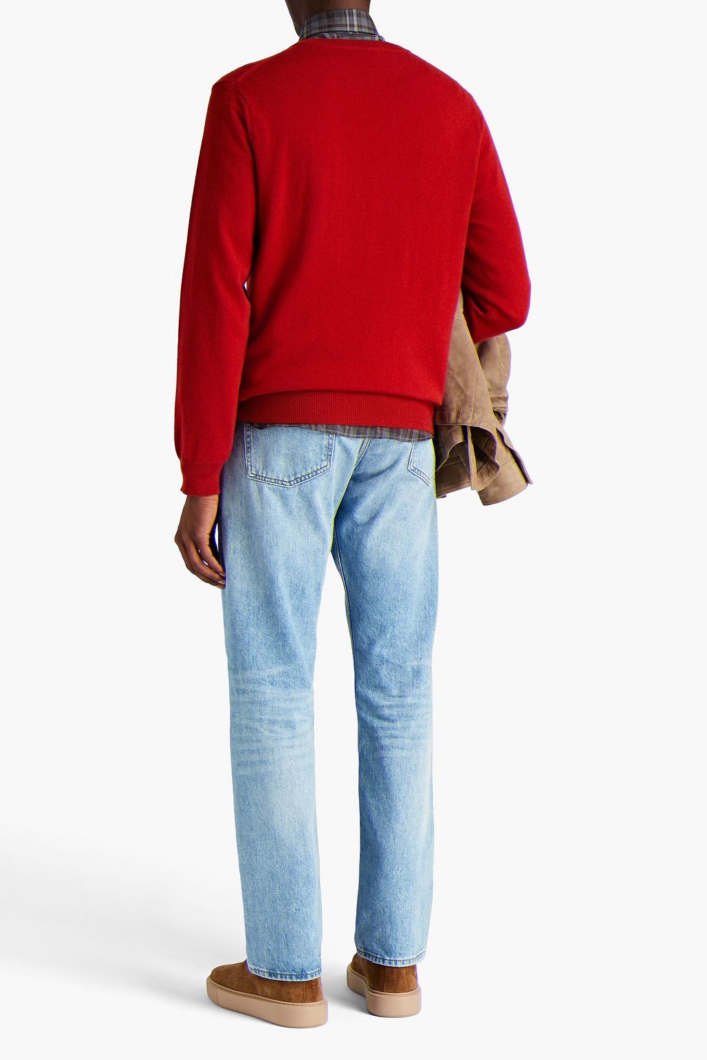 N.PEAL Oxford cashmere sweater
