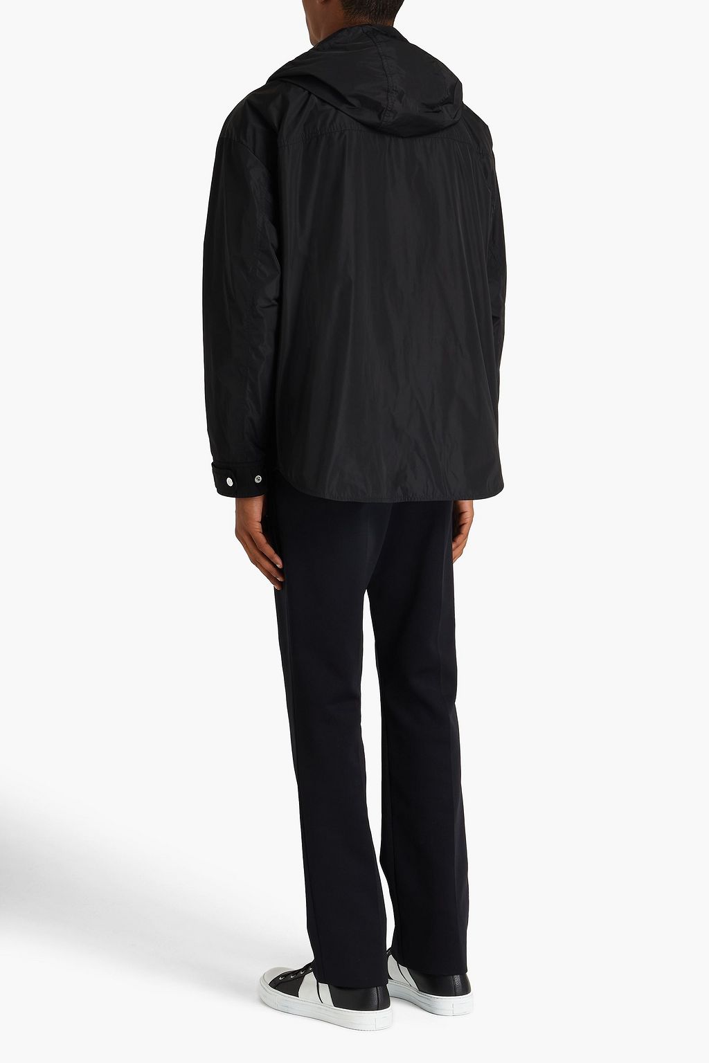 BALMAIN Shell hooded parka
