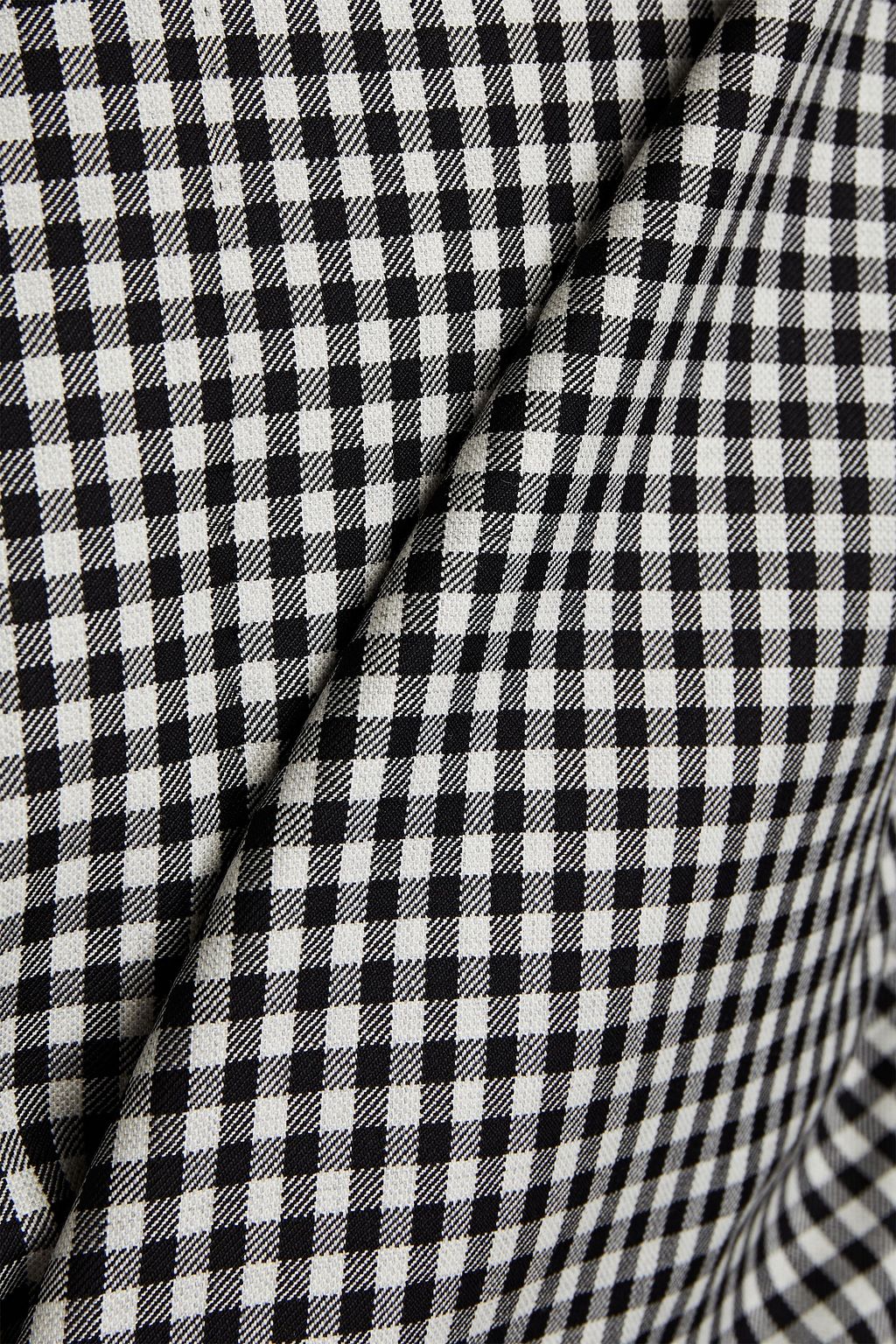 OFFICINE GÉNÉRALE Serge gingham wool-twill coat