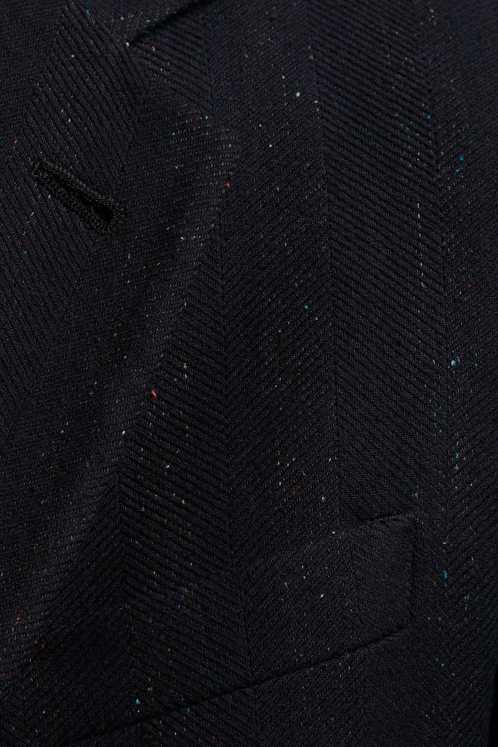 PS PAUL SMITH Striped herringbone tweed coat