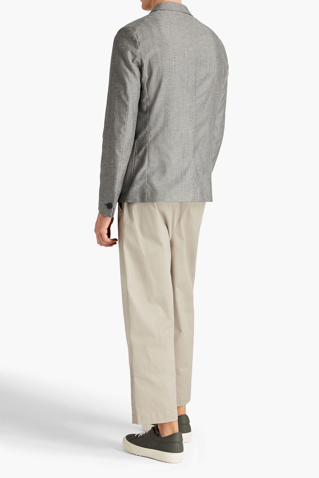 PS PAUL SMITH Melierter Blazer aus einer Wollmischung