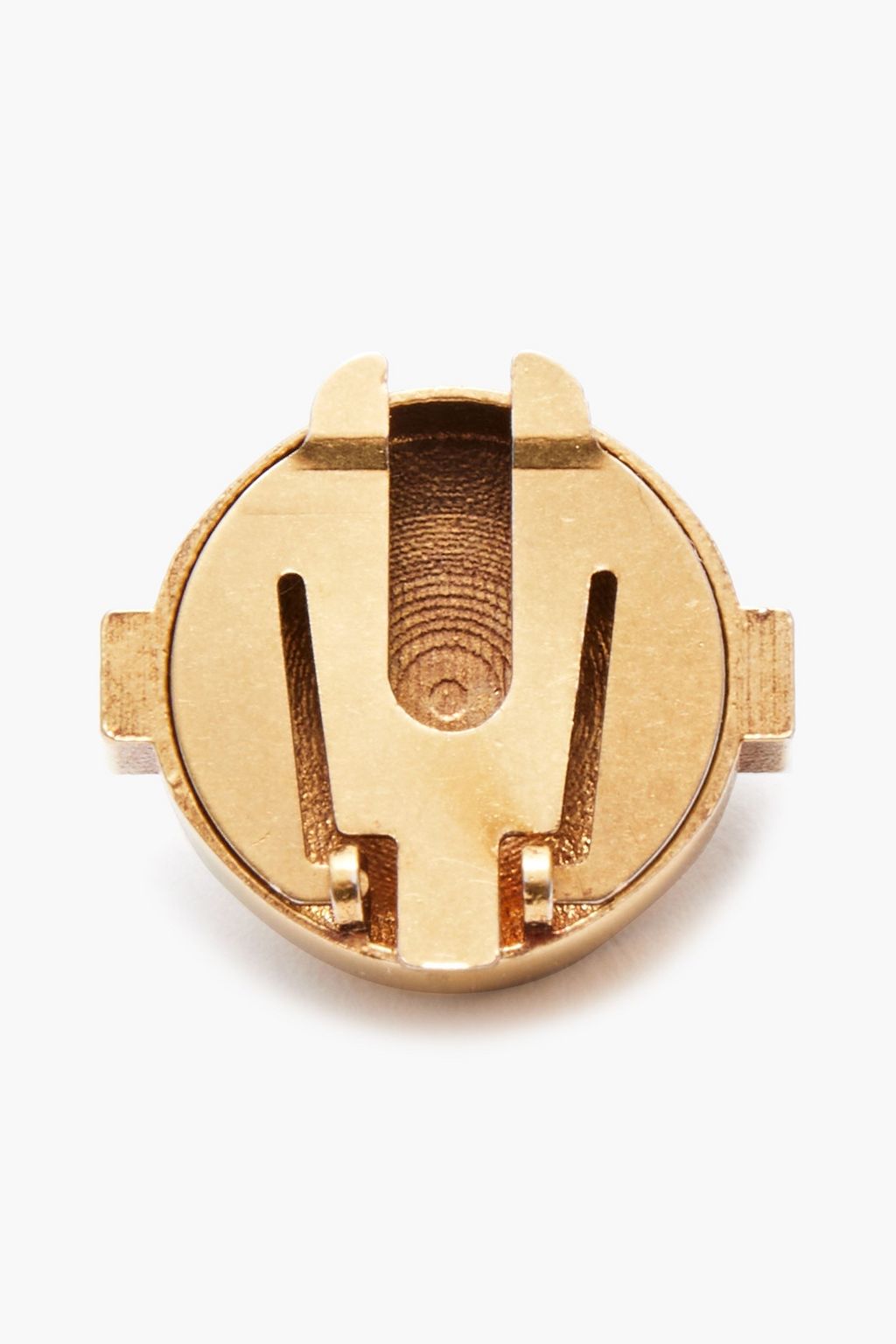 VALENTINO GARAVANI Gold-tone faux pearl shirt stud