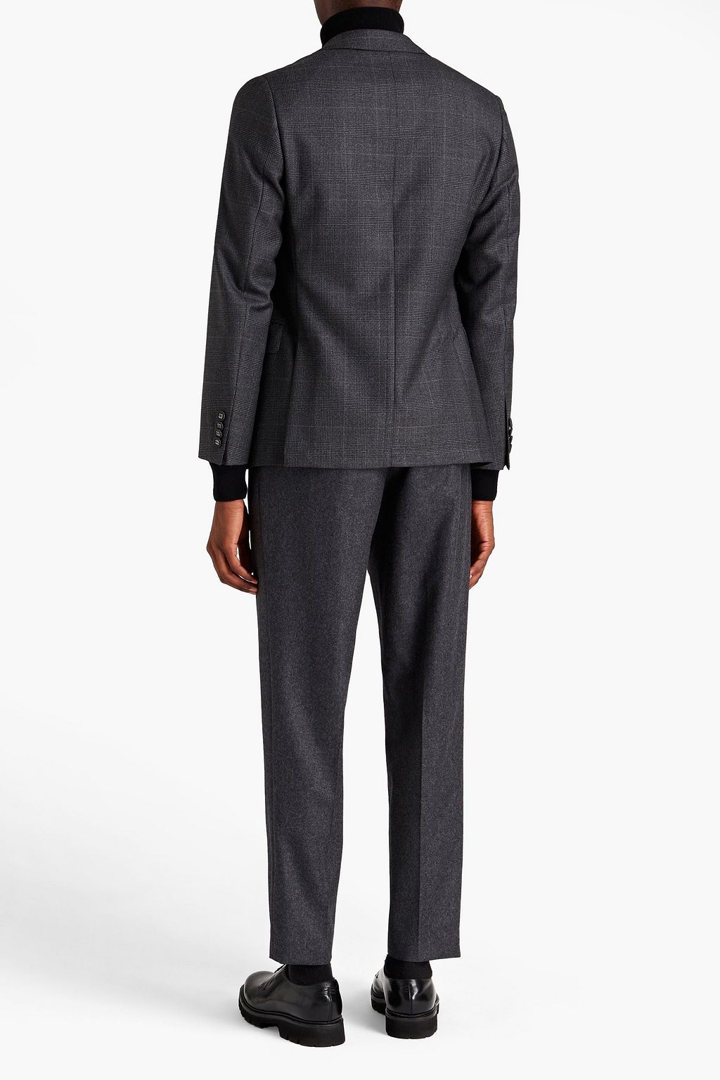 OFFICINE GÉNÉRALE Prince of Wales checked wool-crepe blazer