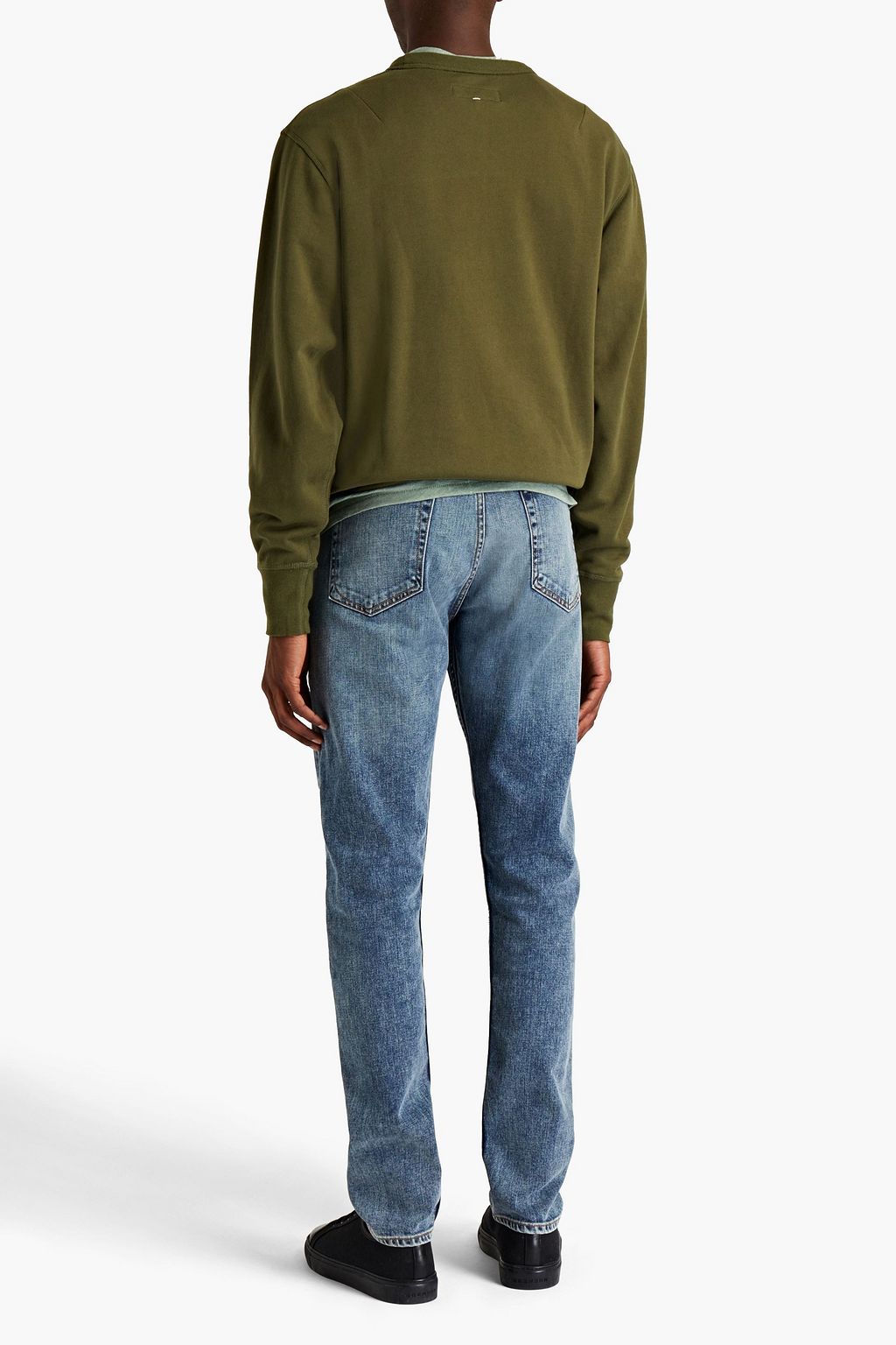 RAG & BONE Icon organic French cotton-terry sweatshirt
