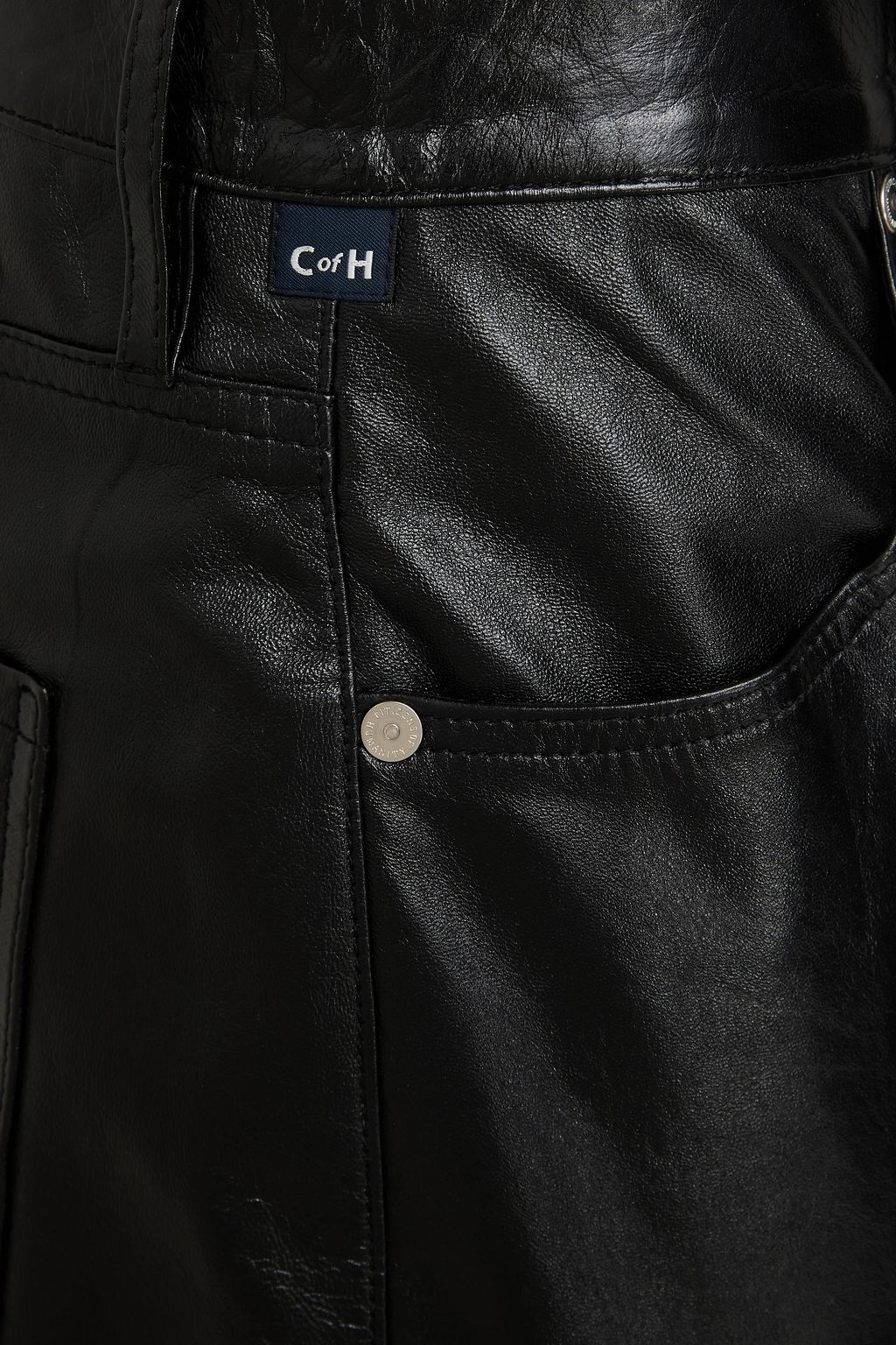 CITIZENS OF HUMANITY Leather straight-leg pants