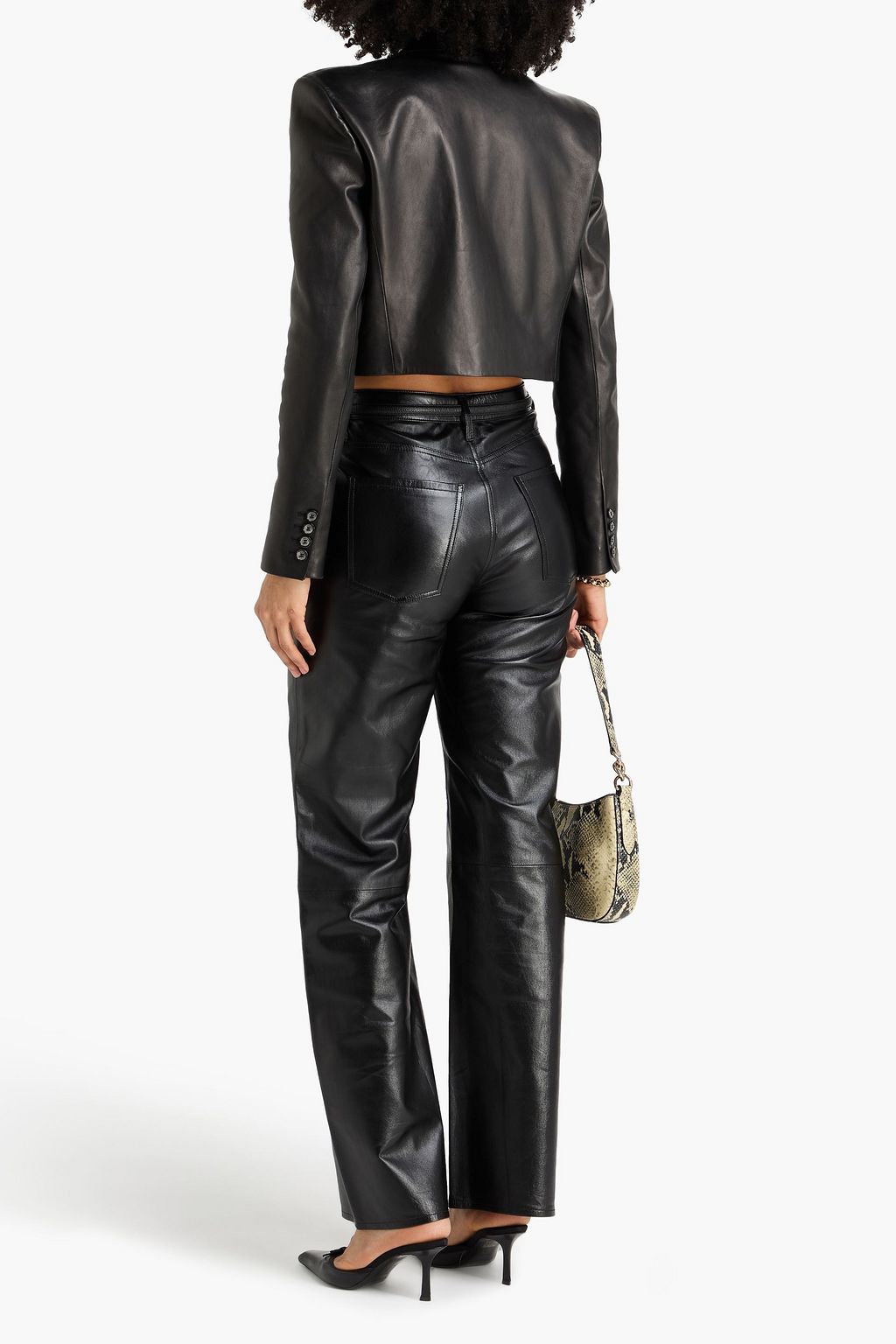 CITIZENS OF HUMANITY Leather straight-leg pants