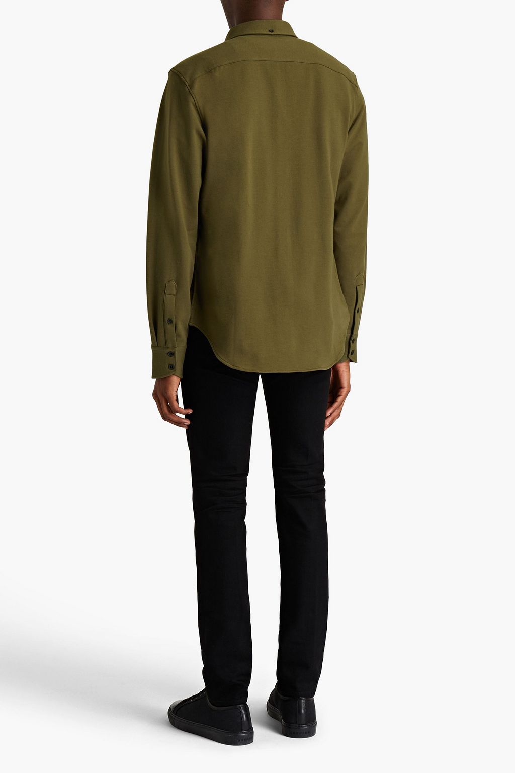 RAG & BONE Tomlin French cotton-blend terry shirt