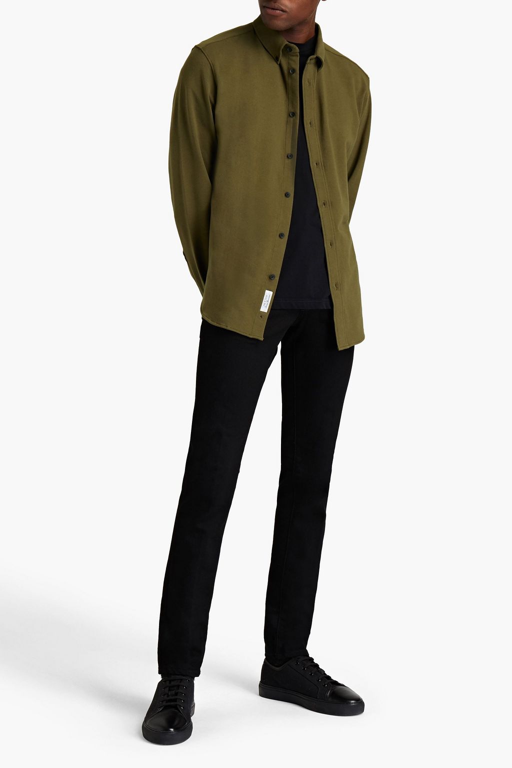 RAG & BONE Tomlin French cotton-blend terry shirt