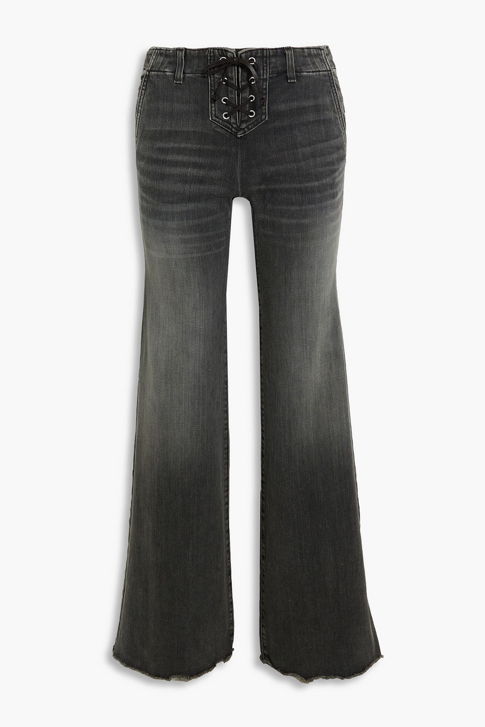 Wade mid-rise flared jeans