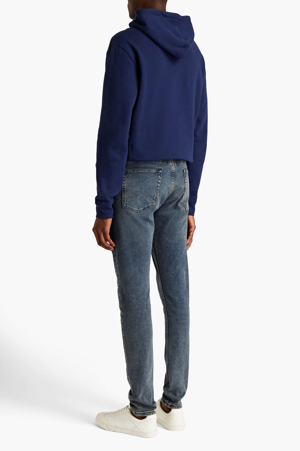 RAG & BONE Skinny-fit whiskered denim jeans