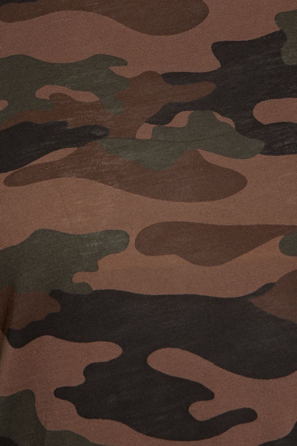 NILI LOTAN Camouflage-print cotton-jersey T-shirt