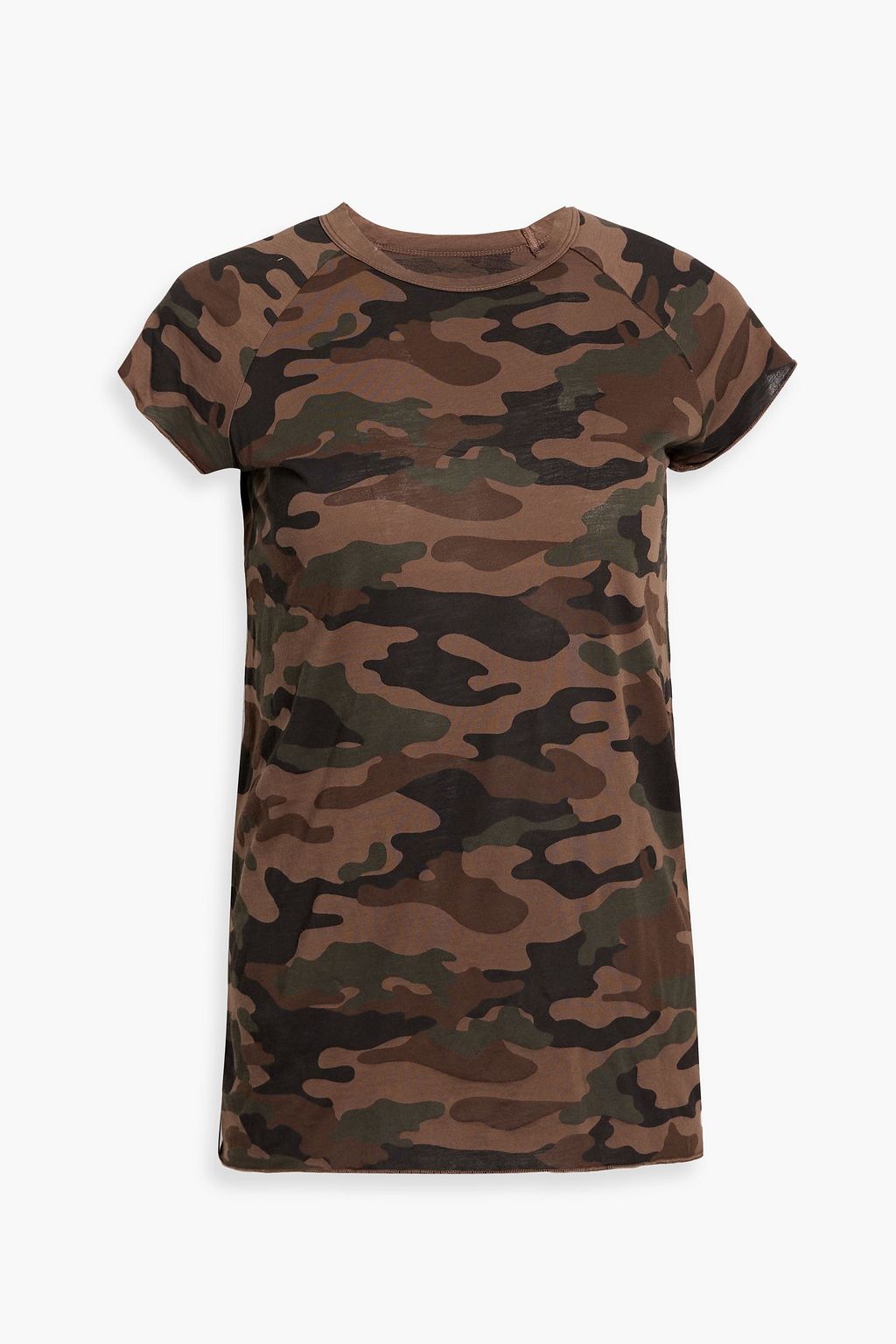 NILI LOTAN Camouflage-print cotton-jersey T-shirt | THE OUTNET