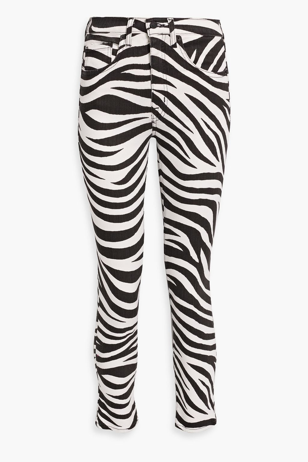 NILI LOTAN Zebra-print mid-rise | THE OUTNET