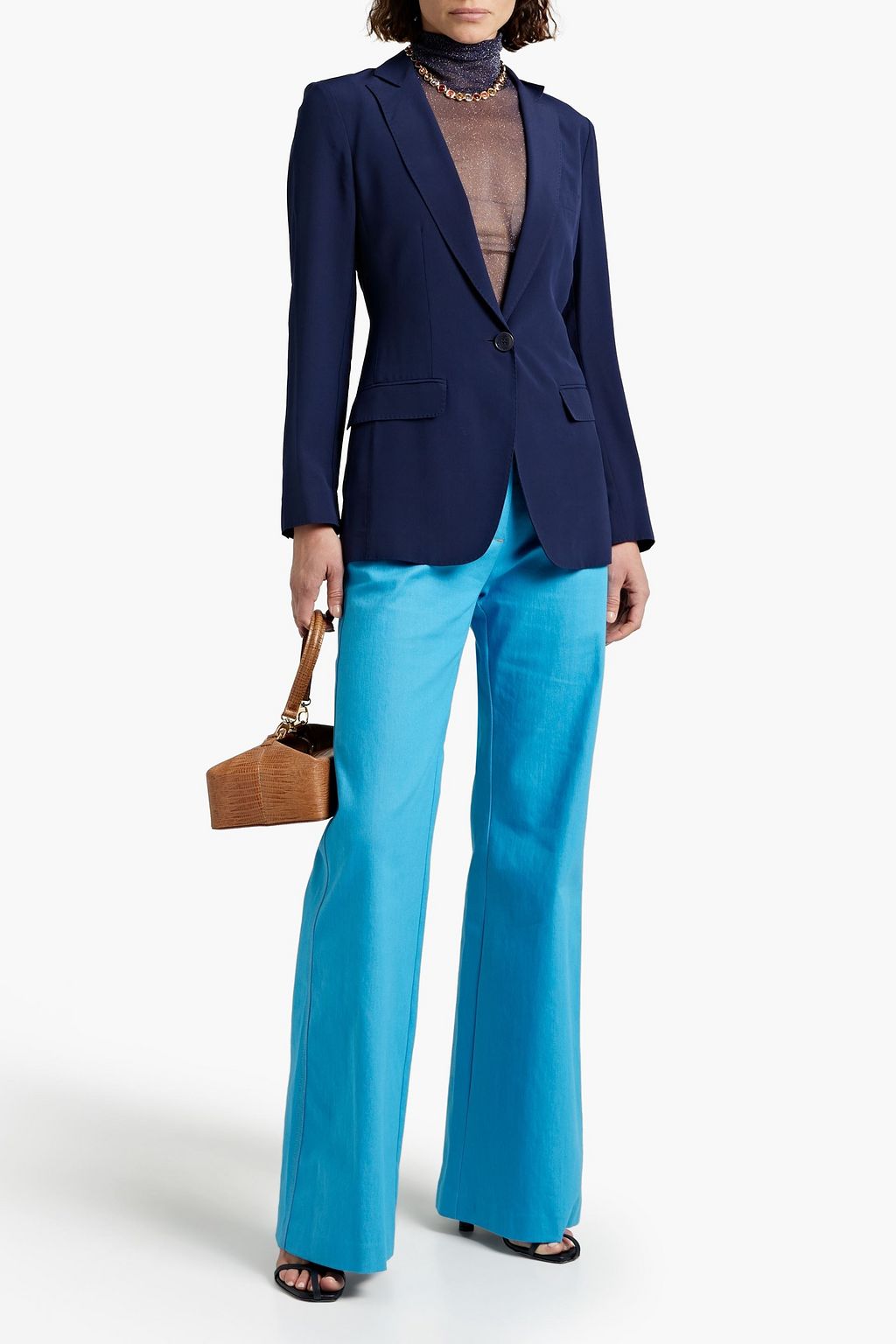 ETRO Silk-crepe blazer