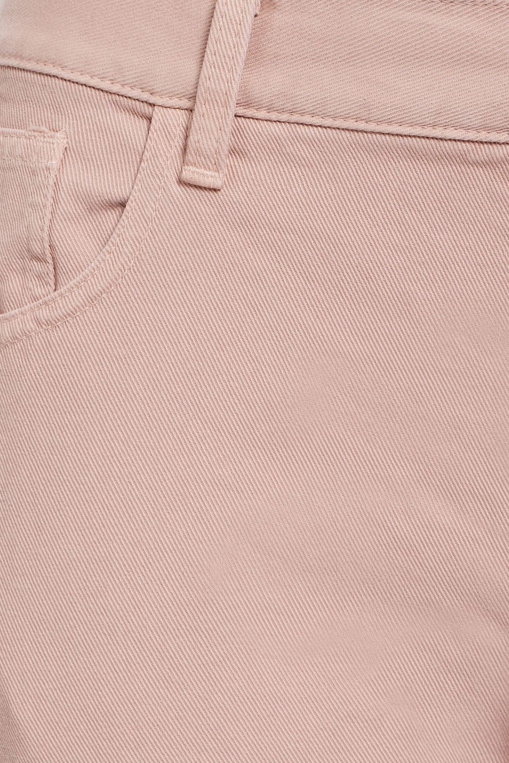 NILI LOTAN Cotton-twill straight-leg pants