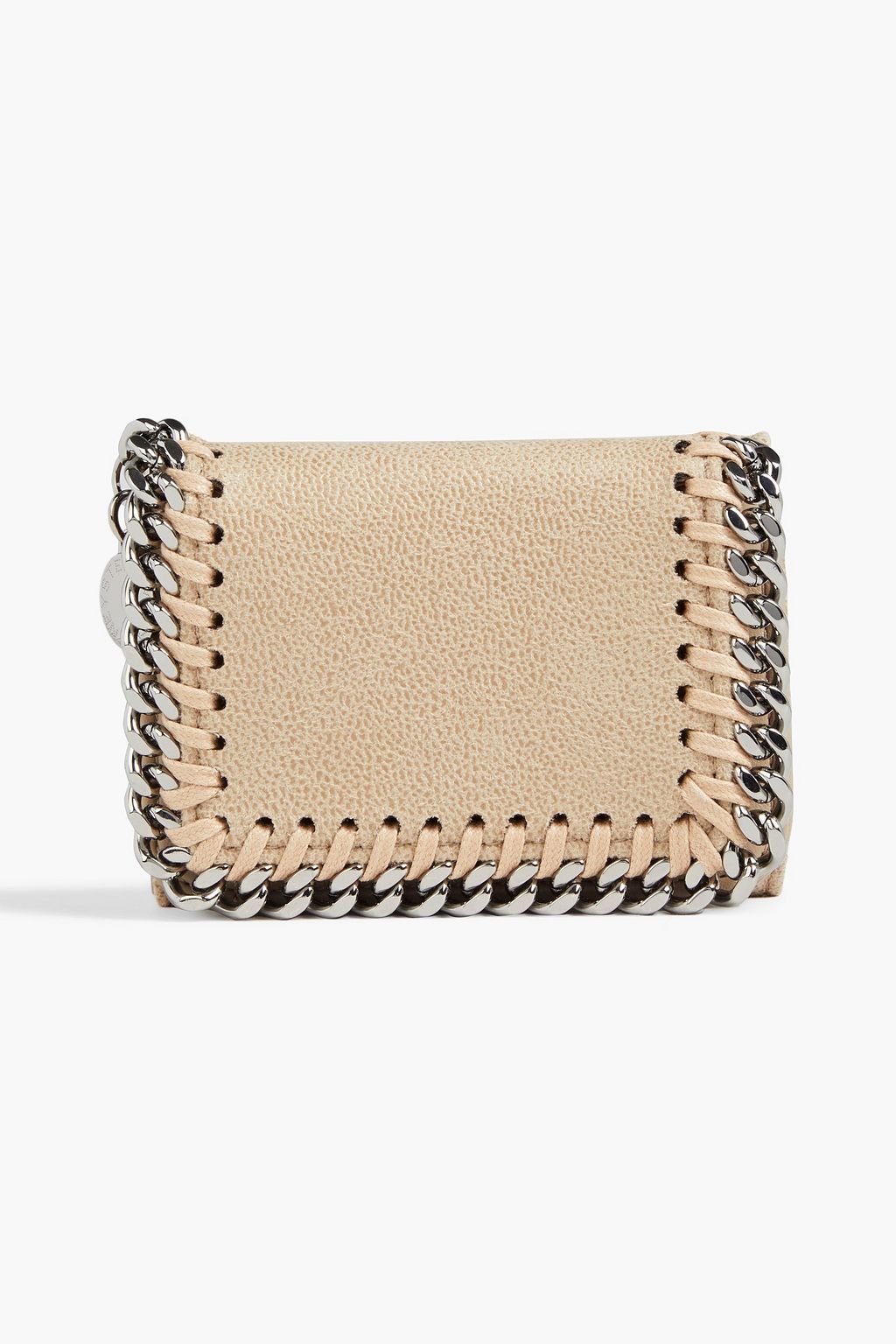 STELLA MCCARTNEY Falabella faux brushed-leather wallet | THE OUTNET