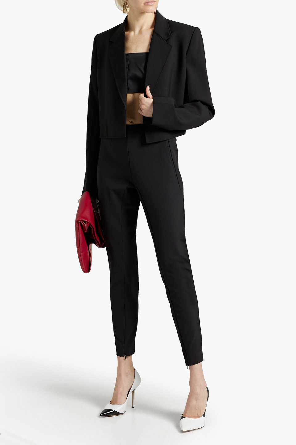 BY MALENE BIRGER ADANIS STRETCH-CADY SKINNY PANTS 3074457345631567675