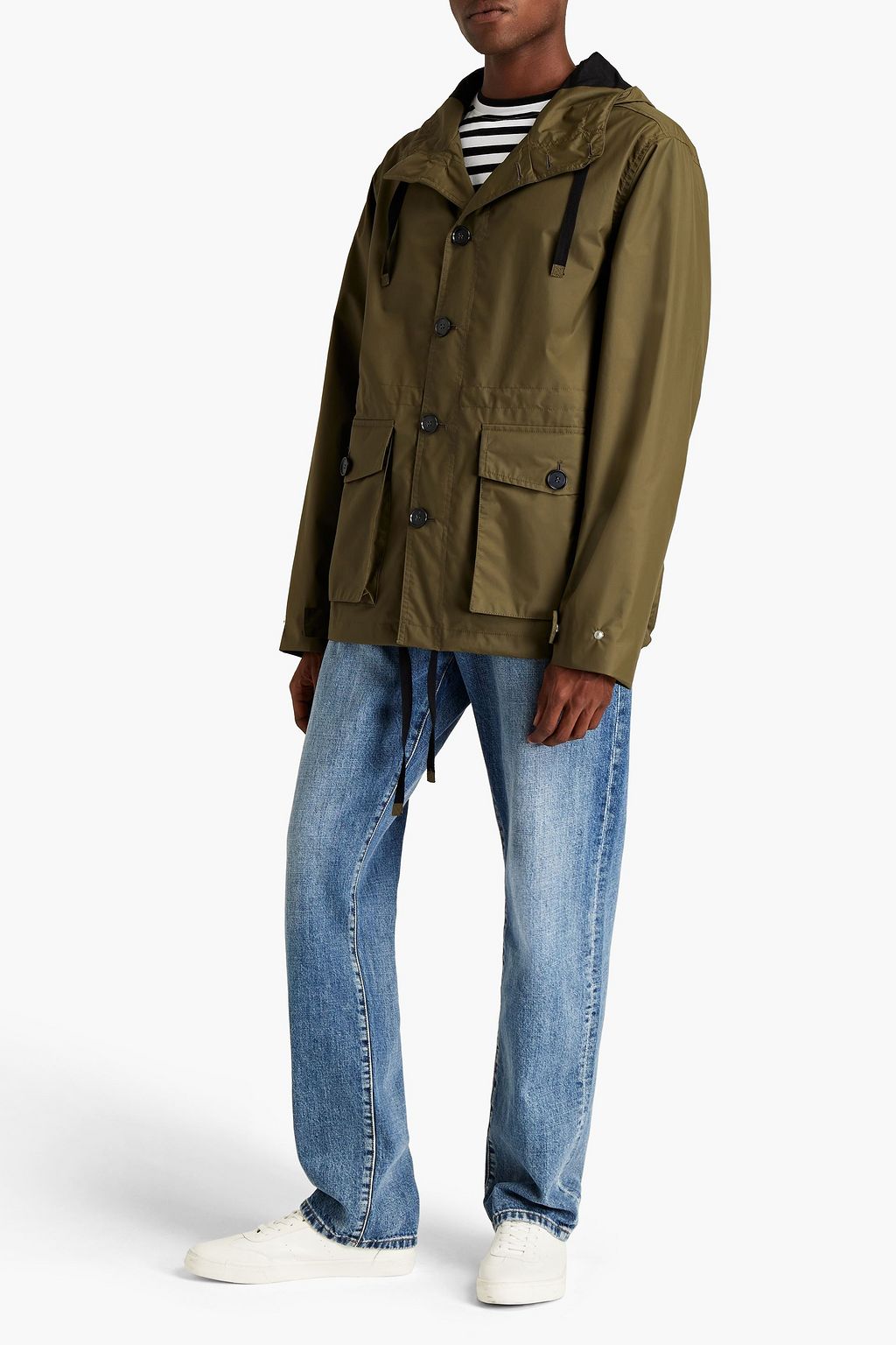 OFFICINE GÉNÉRALE Brice shell hooded parka