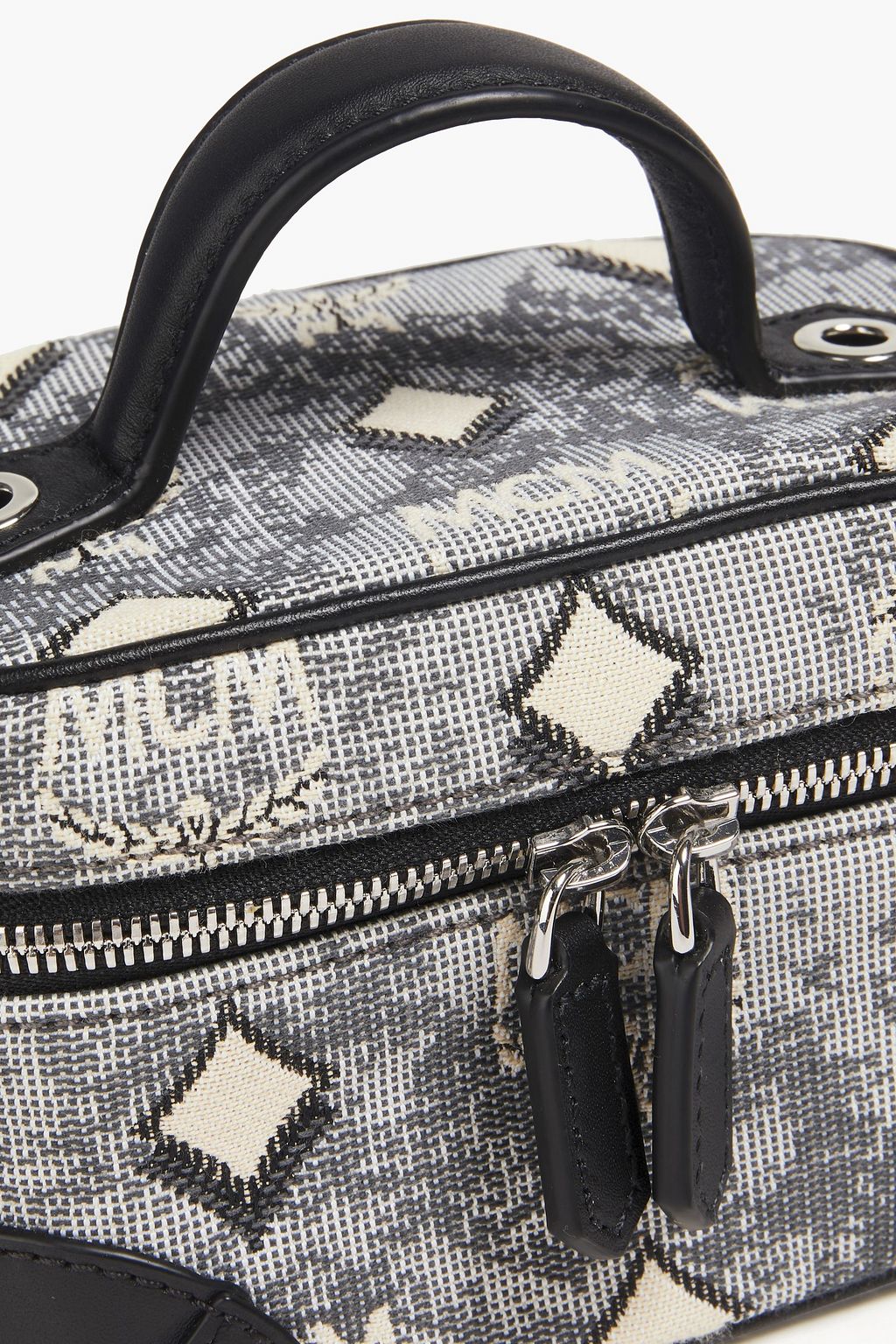 MCM Logo-jacquard cosmetics case