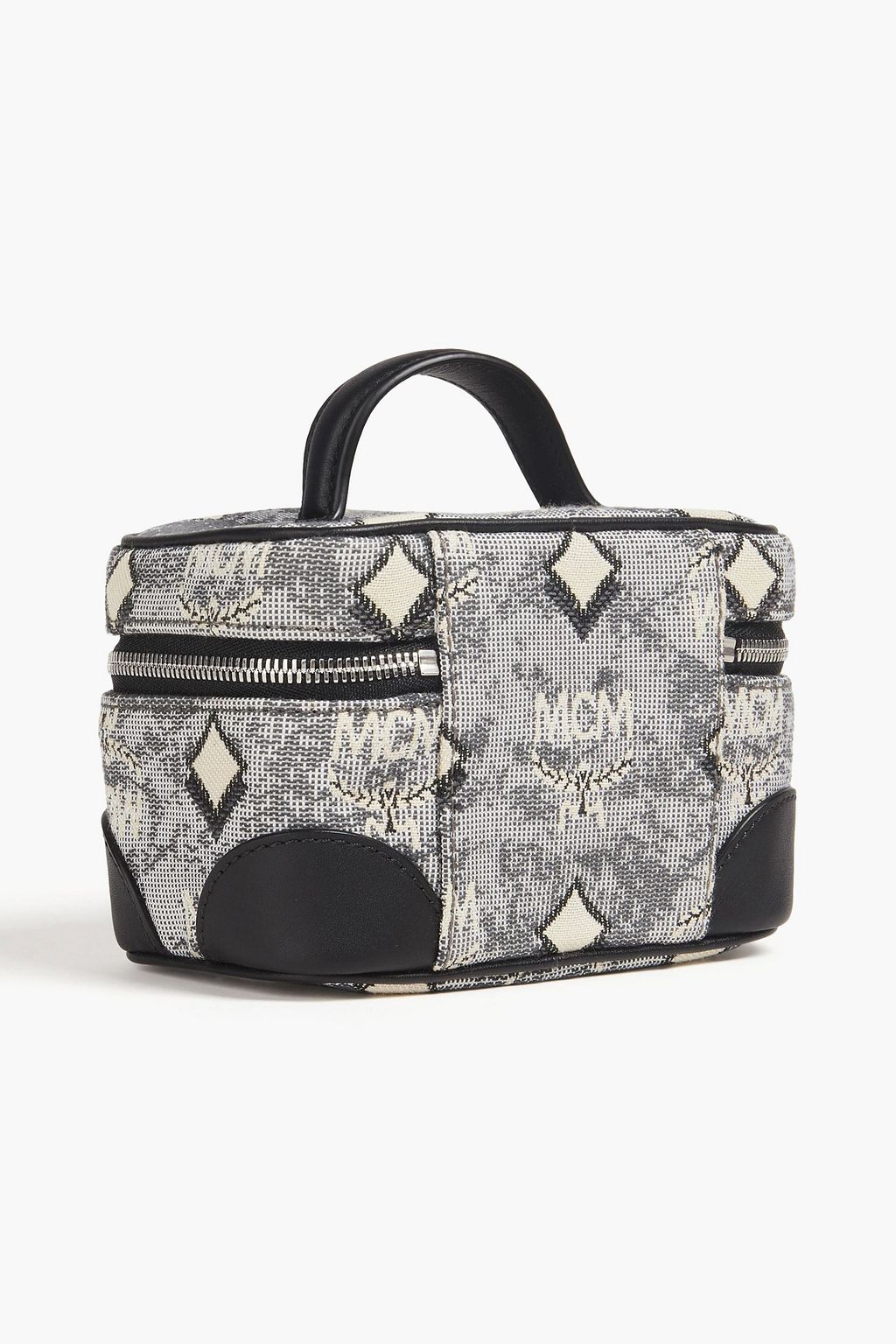 MCM Logo-jacquard cosmetics case