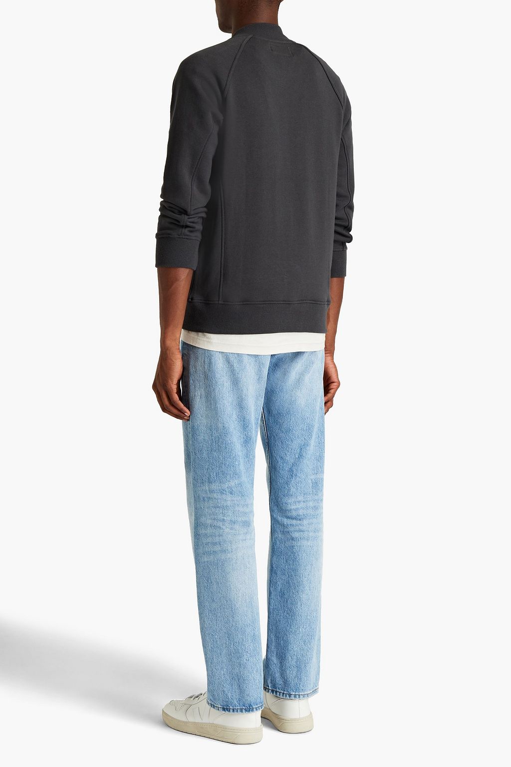 OFFICINE GÉNÉRALE French cotton-terry bomber jacket