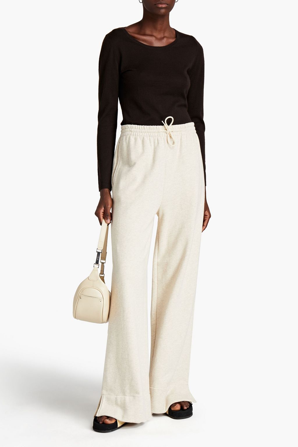 N.PEAL Mélange cashmere sweater