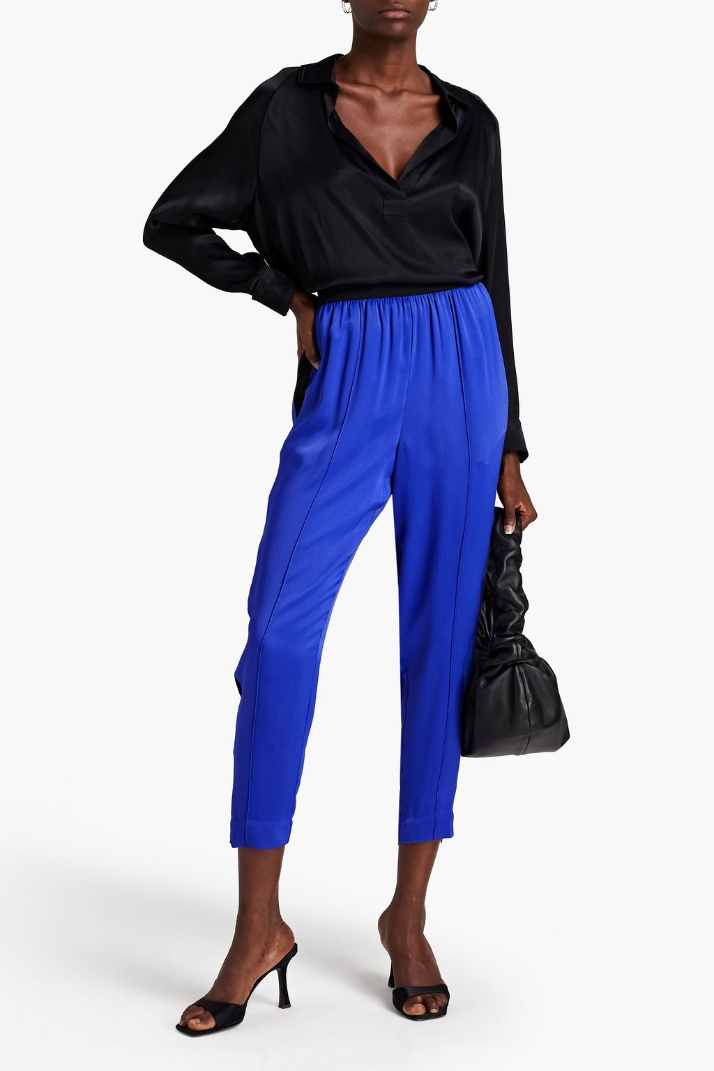 BY MALENE BIRGER 개더 디테일 캐디 팬츠