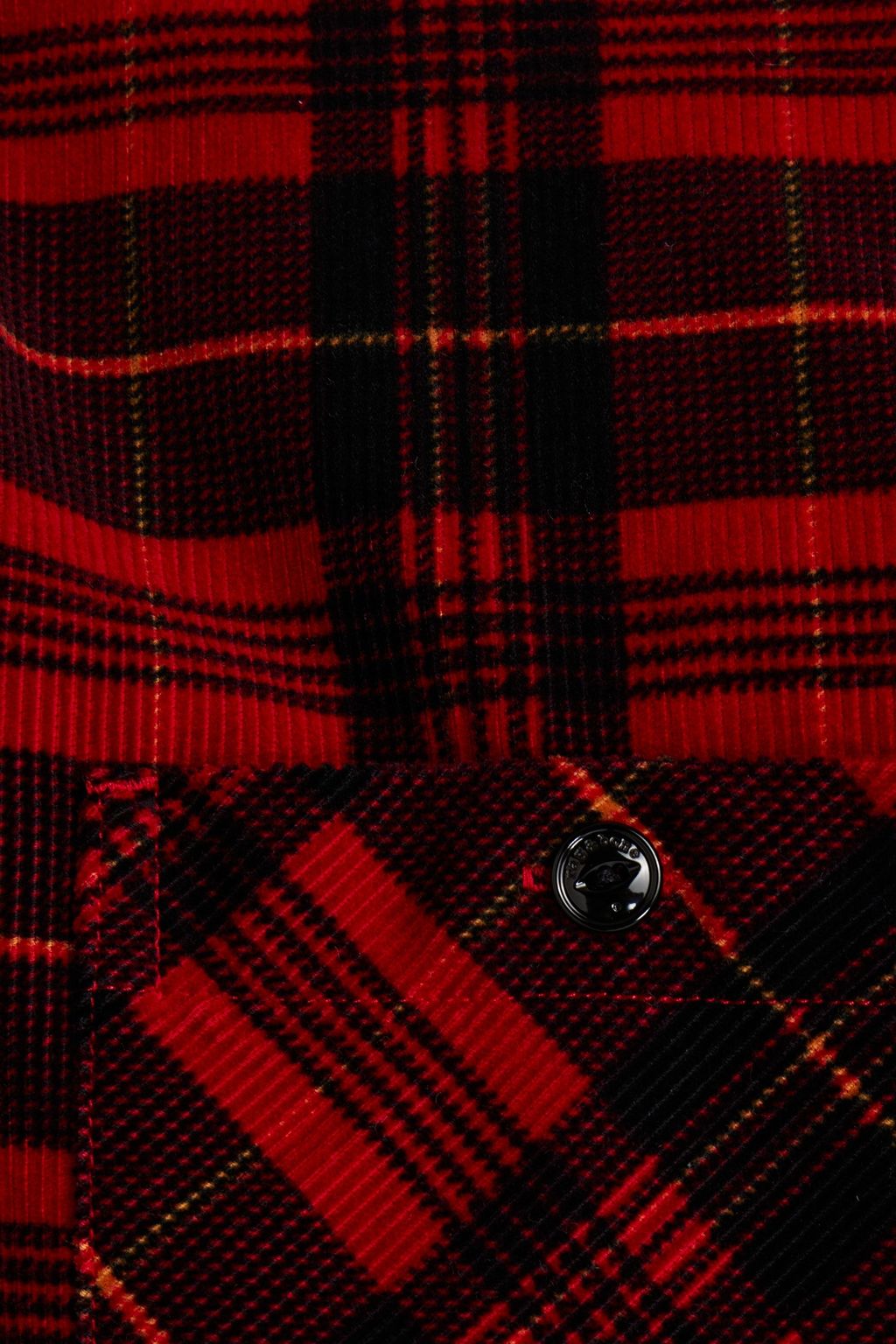 RAG & BONE Checked cotton-corduroy shirt