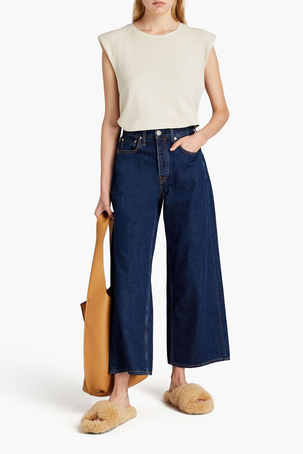 RAG & BONE Maya high-rise wide-leg jeans