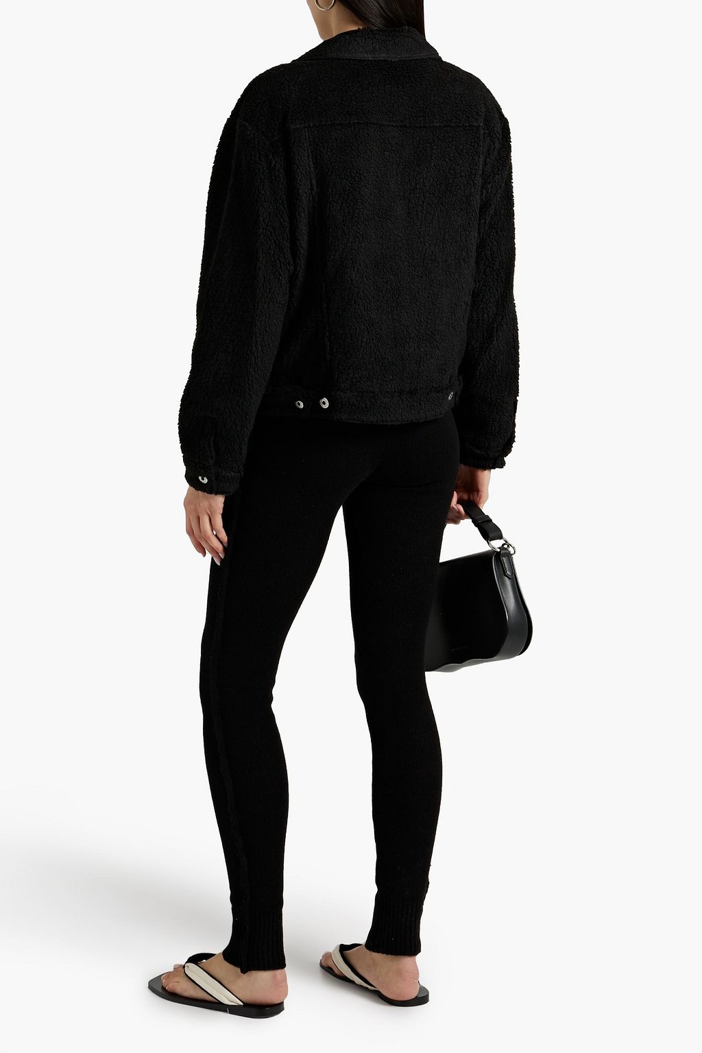 SIMKHAI Kelli faux shearling jacket