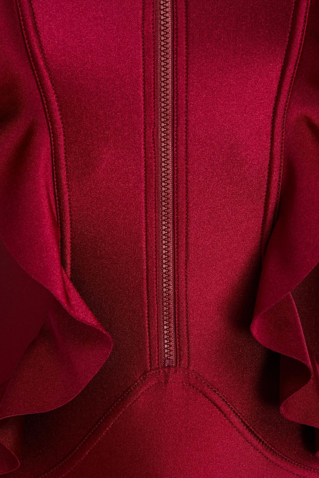 ZIMMERMANN Shelly cutout ruffled swimsuit