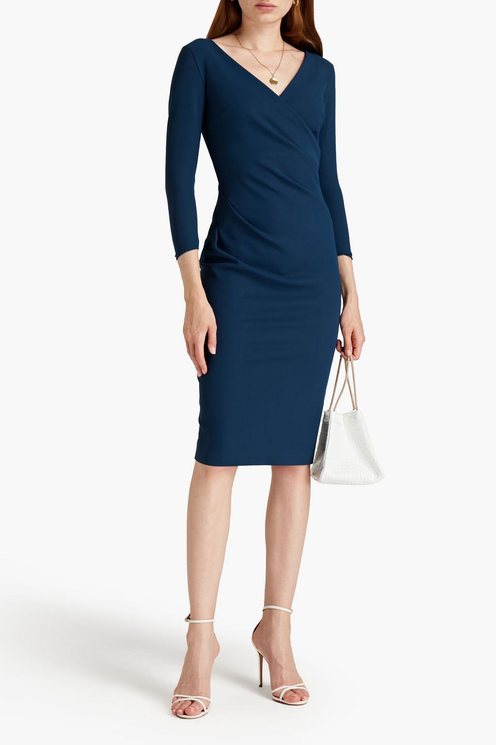 CHIARA BONI LA PETITE ROBE 랩 스타일 스쿠버 드레스