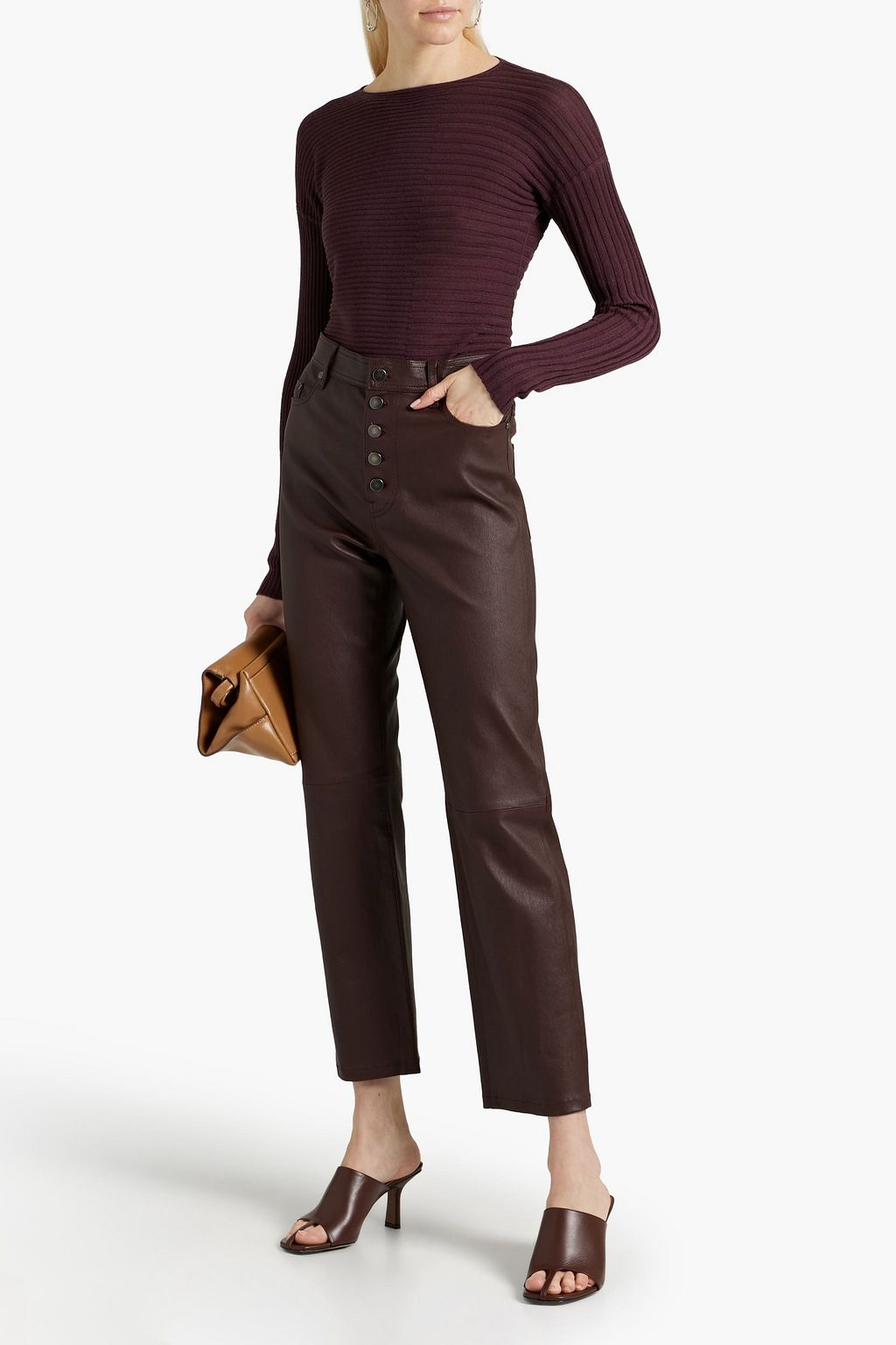 LORO PIANA Ribbed cashmere and silk-blend sweater