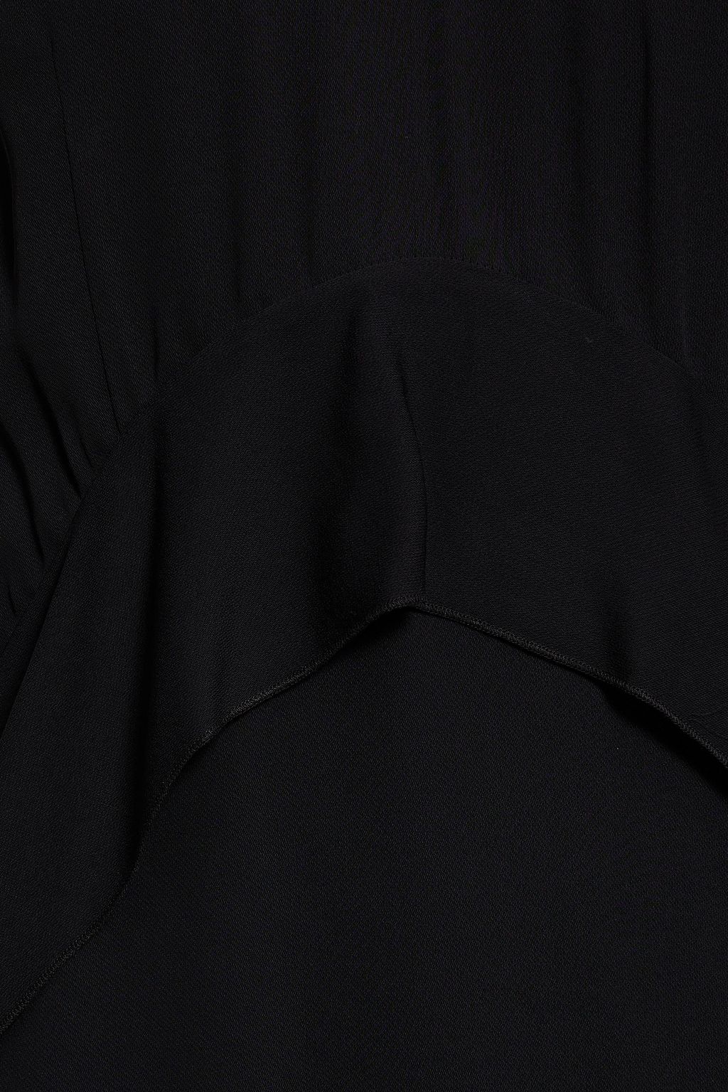BY MALENE BIRGER Balizia 비대칭 드레이프 디테일 크레이프 드 신 드레스