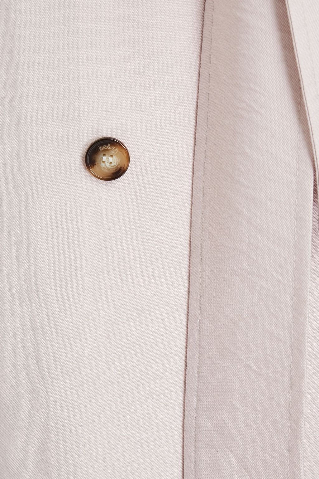 BA&SH Cricko belted crinkled twill trench coat