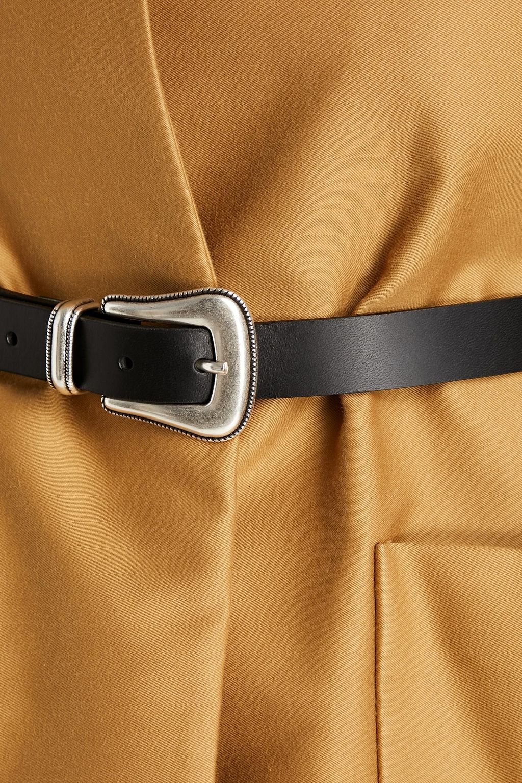 BA&SH Jacke aus Baumwoll-Gabardine mit Gürtel
