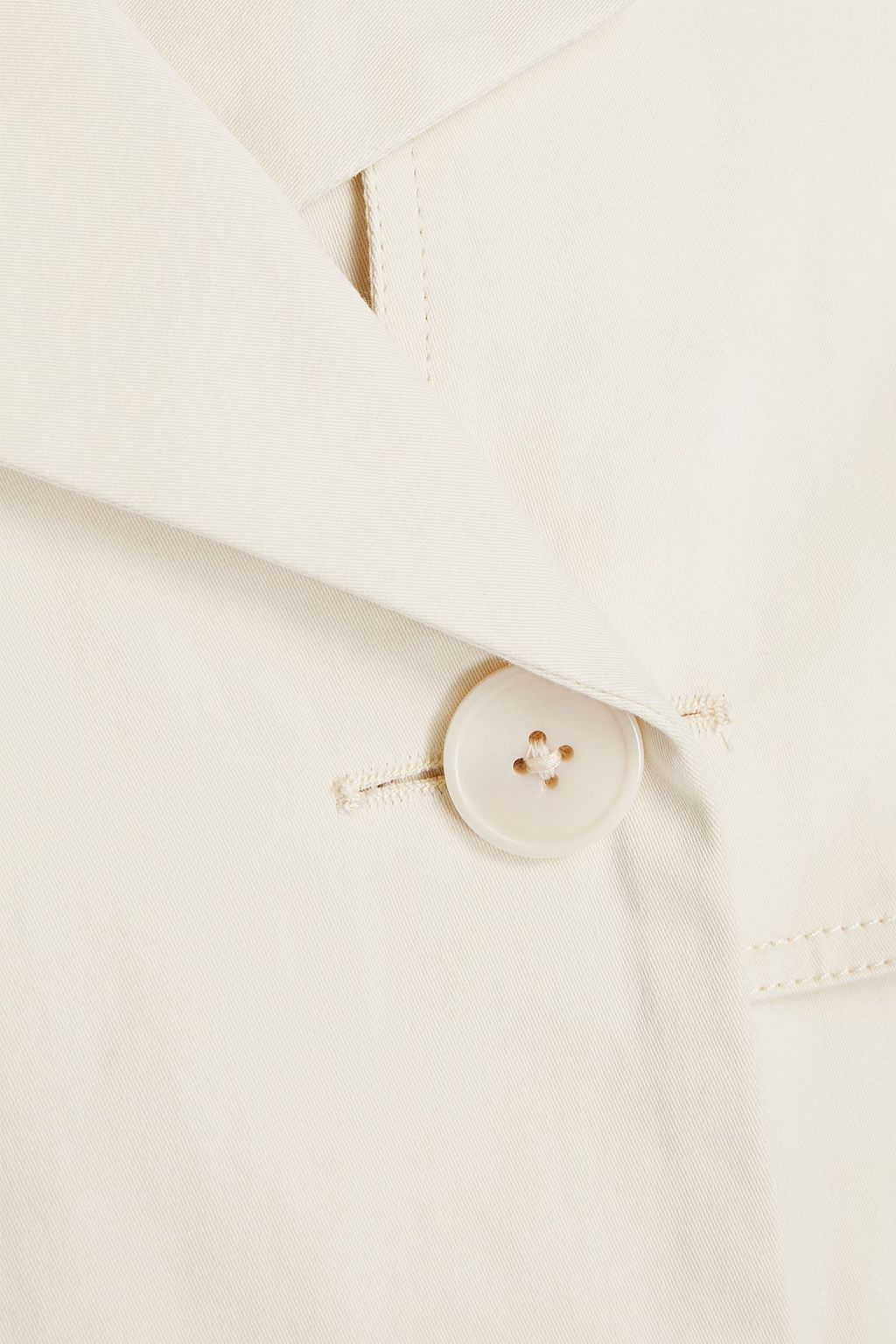 BA&SH Brone doppelreihige Jacke aus Baumwoll-Gabardine