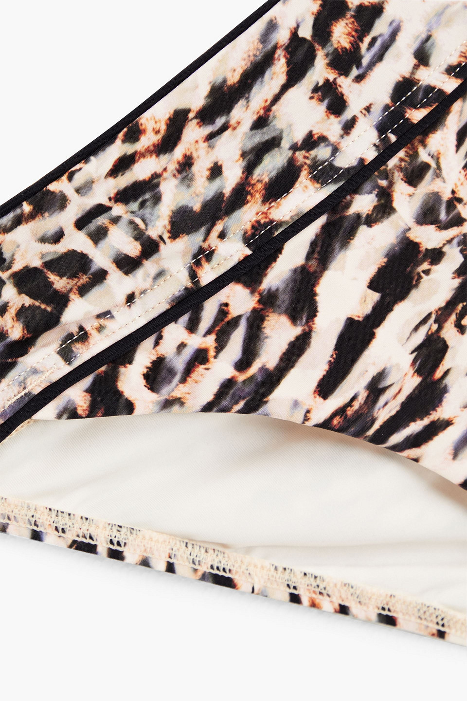 JETS BY JESSIKA ALLEN LEOPARD-PRINT MID-RISE BIKINI BRIEFS