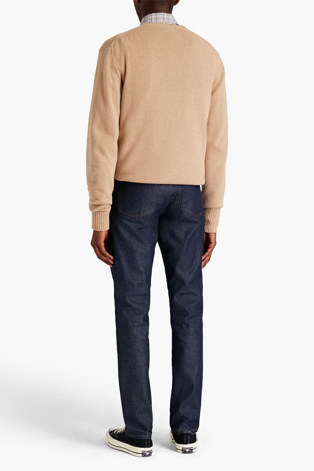 OFFICINE GÉNÉRALE Cashmere and merino-blend sweater
