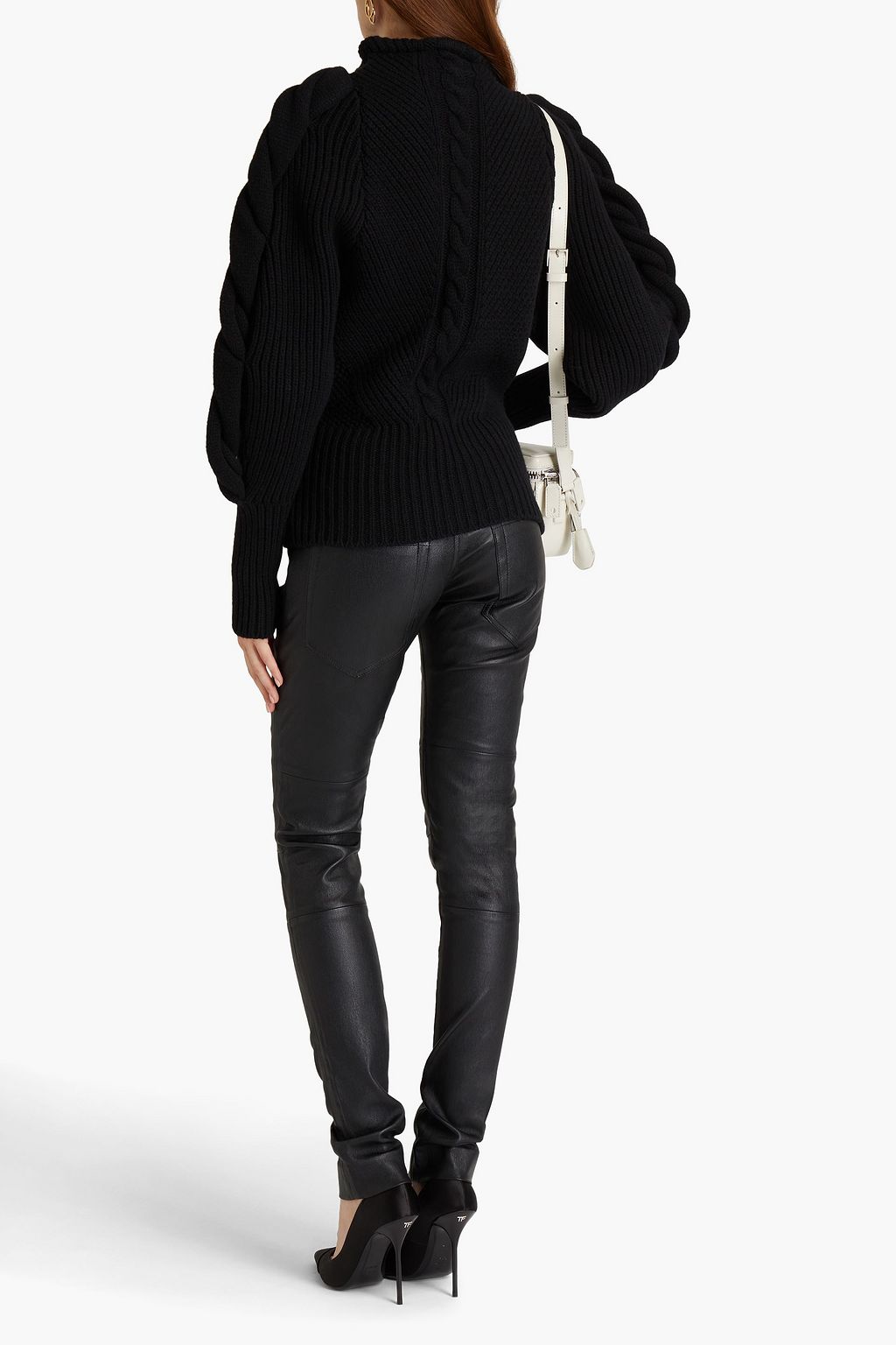 ALEXANDRE VAUTHIER Stretch-leather skinny pants